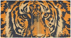 JIPONI 3 Ring Binder Tiger 1 Inch Round Binders for Men Women Students, Cute File Organizer for Office School, 1pc - Image 2