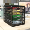 Natwind Mesh Desk Organizer with 6 Tier Sliding Drawers,Black by Natwind