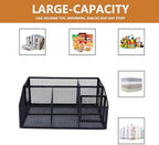 Snack Organizer for Pantry, Metal Mesh Storage Basket, Kitchen Counter Snack Box Tray, Drink Packet Holder, Tea Bag Organizer, Pantry Shelf Bin, Desk Drawer Rack for Coffee Bar, Home and Office - Image 3