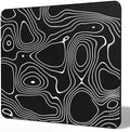 Glass Mousepad, 16x20 inch Black Tempered Glass Gaming Mouse Pad by Unknown