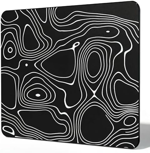 Glass Mousepad, 16x20 inch Black Tempered Glass Gaming Mouse Pad by Unknown