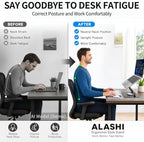 ALASHI 360° Rotating Laptop Stand, Multi-Angle, 10-17", Black - Image 7