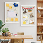 AKTOP White Cork Bulletin Board with Linen 18" X 24" - Image 4