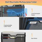Docnest 3 Pack 3 Tier Dual-Mount Magnetic Mesh File Holders, Wall Organizer - Image 4