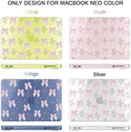 May Chen Compatible with MacBook Neo 13 inch Case 2026 Model A3404, Plastic Hard Shell,Keyboard Cover,Screen Protector,Dust Plug, for MacBook Neo 13" with A18 Pro Chip, Flower & Bow - Image 4
