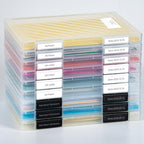 9 Packs A4 Paper Storage Boxes, Plastic Portable Project Case for A4 Size and A4 paper, Plastic Multi-Purpose Thick Scrapbook Storage Box for Office - Image 6