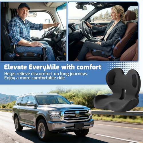 Seat Cushion,Memory Foam Chair Cushion for Office and Car - Image 5