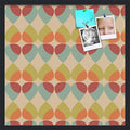 PinPix 24x24 inch Cork Bulletin Board. This Decorative Framed Pin Board Comes with Abstract Pattern in Color Design and Satin Black. Ideal for Home, Office Decor or School (PinPix-564) by PinPixBulletinBoards