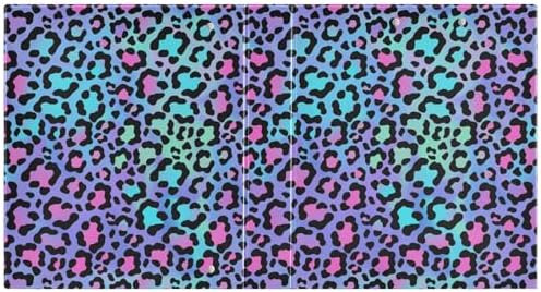 ALAZA Leopard Print Cheetah Purple 3 Ring Binder 1.5 Inch Three Ring Office Binders w/clipboard & 3 Pockets, Hold 200 Sheets, 1pc - Image 2