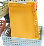 Turn In Trays Classroom,24 Pack Classroom Baskets For Classroom,Plastic Storage Baskets With Handles,Modern Colorful Organizer Baskets,Classroom Storage Bin Book Baskets For Pencils Storage - Image 6