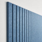 VIVELDA Large Bulletin Board 48x36- Office Wall Organizer to Replace Your Old Cork Boards for Walls for Office Decor -12-Pack Felt Wall Panels to Use in Home Office Decor, Classroom Decor (Slat Blue) - Image 6