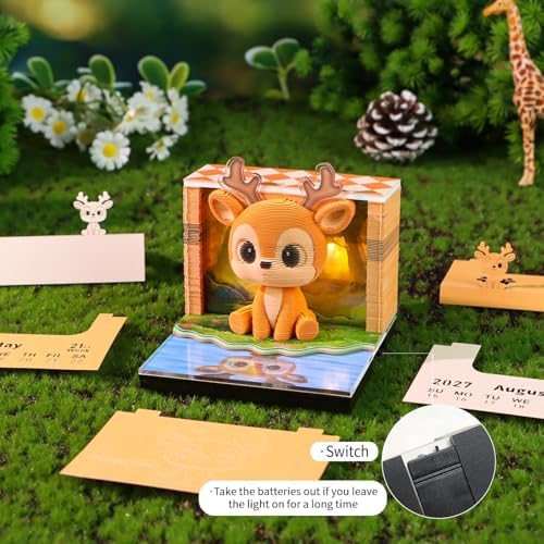 3D Weekly Calendar 2027 Creative Weekly Calendar tear away calendar J - Image 2