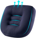 Office Chair Cushions for Back and Butt, Ergonomic Chair/Seat Cushion for Long Sitting, Sitting Pillow for Automobile, Wheelchair, Computer, Office Chair Hip Support (Blue) by LumbarPillowSeatCushion