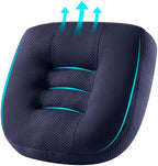 Office Chair Cushions for Back and Butt, Ergonomic Chair/Seat Cushion for Long Sitting, Sitting Pillow for Automobile, Wheelchair, Computer, Office Chair Hip Support (Blue) by LumbarPillowSeatCushion