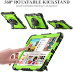 SEYMAC stock Tablet Case for Lenovo Idea Tab 11'' / M11 (TB336FU/TB330FU) 11 inch Drop-Proof Protection Cover with 360° Rotate Stand & Strap [Pen Holder] & Screen Protector 2025/2024, Green+Black - Image 4