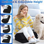 CushZone Foot Rest for Under Desk at Work, Black-16.9 in - Image 5