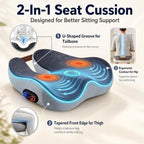 2-in-1 Rechargeable Heated Seat Cushion with Vibration Massager - Image 5