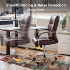 Anidaroel 36"x60" Chair Mat for Hardwood Floor, Anti-Slip Desk Chair Mat for Hardwood, Under Desk Rug for Rolling Chair, Low Pile Carpet Protector Mat for Office Chair - Image 5