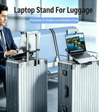 Ergonomic Adjustable Luggage Laptop Stand - 6 Angle Adjustment - Image 3