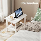 TUTOTAK Printer Stand, 2 Tier Rolling Printer Cart with Charging Station - Image 6