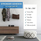AFMAT Dry Erase Board Sticker, 48 x 36 inches White Board Wallpaper, Dry Erase Sticker for Wall, 4' x 3' Peel and Stick Whiteboard Contact Paper, Adhesive Whiteboard Roll, No Ghost, 3 Markers WS23 - Image 3