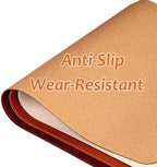 Office Cork Desk Mat Large Non-Slip Mouse Pad, Waterproof Writing Mat and Easy Clean Computer Mat, Desk Organization and Accessories(Green,100x50cm) - Image 2
