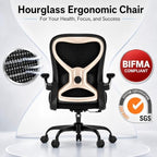 Ergonomic Home Office Chair, 4-Way Lumbar, Thick Cushion, 330LBS - Image 6