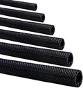Split-Sleeve Wire Loom for High-Temperature Automotive Harness and Home Cable Management, 25ft - 5/16 inch Braided Cable Management Sleeve Cord Protect, Self-Wrapping Split Wire Loom by teziicus