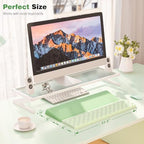 Ospelelf Keyboard Wrist Rest, Ergonomic Memory Foam Wrist Support for Typing & Gaming, Tilted Keyboard Pad, Aesthetic Desk Accessories for Office, Relief for Carpal Tunnel & Wrist Pain, Light Green - Image 6