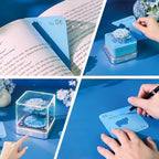 3d Calendar 2027,Hand Tear DIY Art 3d Calendar,Perfect Combination Of Artistic And Practical Design With Lights,Suitable For Note Taking,Decorative Ornaments,Holiday Gifts (Wishing Tree) - Image 4