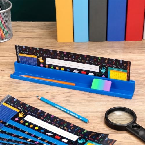 PerKoop 70 Pcs Classroom Desk Name Plates Holder Set - Image 3