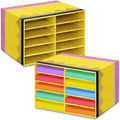 Colingmill 2 Pcs Pencil Classroom Paper Storage Organizer 19x12inch by Colingmill