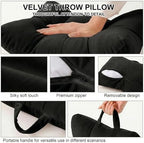 Lumbar Pillow for Car Seat and Office Chair, Classic Black - Image 6