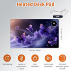 Heated Desk Pad & Mouse Pad, 3 Heat Levels, 3-Hour Auto Shut-Off - Image 2