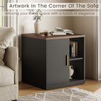 ModernMate Printer Stand with Door, Open Adjustable Shelves - Image 6