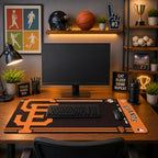 SOAR MLB Official Established Primary Logo Wordmark Home Office Desk Pad Mouse Pad Mat 35" x 16" (San Francisco Giants, San Francisco Giants) - Image 3