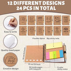 Sprial Notebooks with Pens Bulk, 48 Pack, 5.5 x 4.7 Inch Religious - Image 3