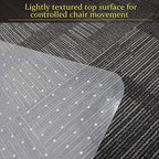 Plastic Office Chair Mat for Carpeted Floors, 2 Pack Heavy Duty Floor Mat,Eco-Friendly Series Studded Carpet Desk Chair Mats-30'' x 48'' (30 inches X 48 inches X 2 PCS- NO Lip) - Image 5
