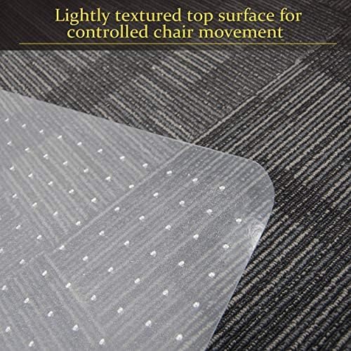 Plastic Office Chair Mat for Carpeted Floors, 2 Pack Heavy Duty Floor Mat,Eco-Friendly Series Studded Carpet Desk Chair Mats-30'' x 48'' (30 inches X 48 inches X 2 PCS- NO Lip) - Image 5