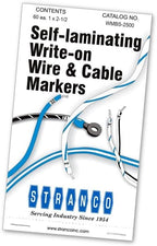 Premium Wire Marker Book Blank for Cable Management, Vinyl-Coated, High-Tack Adhesive, Electric Panel Wire Label Stickers - 10 Pages/Book - Image 3