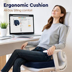 TushGuard Seat Cushion, Memory Foam Office Chair Cushion - Blue, XXX-Large - Image 4