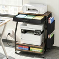 Housolution Large Printer Stand, 3 Tier 22 x 18 Inch Mobile Printer Table by Housolution