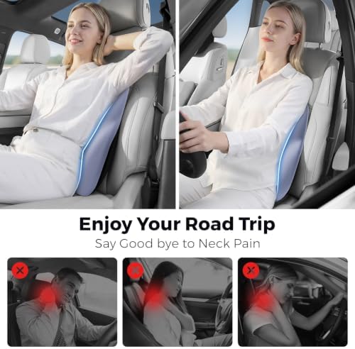 BEBAS Ergonomic Lumbar Support Pillow for Car, Memory Foam Car Back Cushion - Image 6