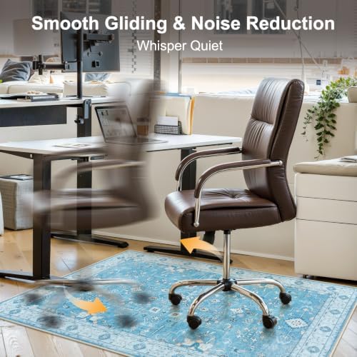 48"x60" Office Chair Mat for Hardwood Floor, Washable Non-Slip Protector - Image 4