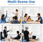 Magnetic Whiteboard for Wall, 16 x 12 Inch Small Dry Erase Board with Markers, Eraser, Magnets, Tray and Mounting Kit, Silver Frame for Home, Office and School - Image 6