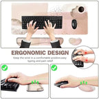 ToLuLu Extended Gaming Mouse Pad, Ergonomic Keyboard Mouse Wrist Rest Set - Image 6