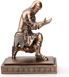 Medieval Warrior Knight Pen Holder Fun Desk Accessories Paperweight Copper - Image 6