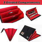 Rough Enough Expanding File Folder, Accordion Document Organizer, Black - Image 4