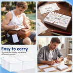 Yexiya 500 Pcs 4 x 6 Inch Index Cards with Rings Hole Punched Notecards - Image 6