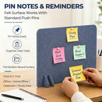 Desk Privacy Divider [6-Pack] 24" x 16" Freestanding Felt Panel - Image 5